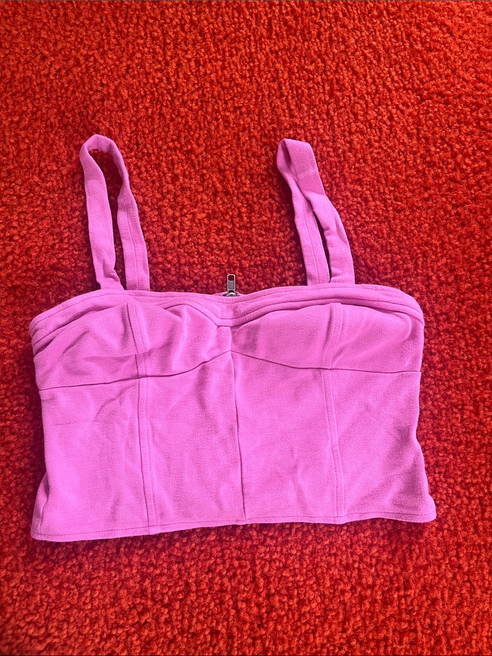 Bustier crop top
